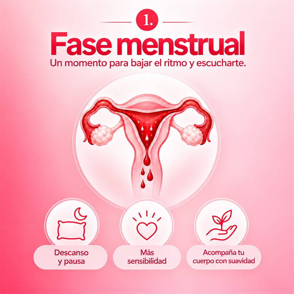 Fase menstrual: un momento para bajar el ritmo y escucharte